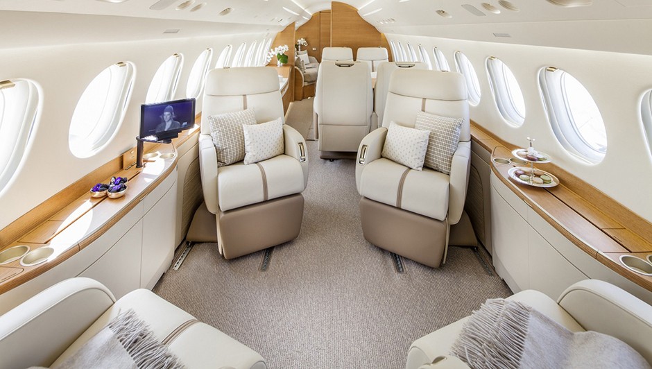 cabina Dassault Falcon 7X